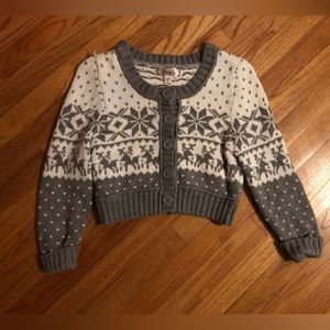 Cropped Christmas sweater